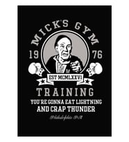 Mick'in Spor Salonu Tablo Ahşap Poster Dekoratif