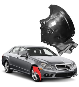 E W212 Çamurluk Davlumbazı Sağ Önün Arkası 2009-2012 2126903130