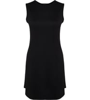 Moda Slim Casual Günlük Bürümcük Örme Bisiklet Yaka Kolsuz Kol A-Line Mini Boy Büyük Beden Elbise