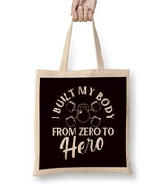 Built Body From Zero To Hero Fitness Workout Training Gym Bez Çanta Uzun Saplı