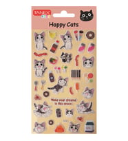 Tanex Sempatik Kedi-6 Serisi Etiketi TNX-25146