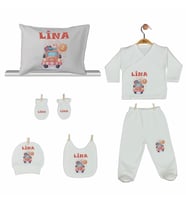 Pia Baby Gl 2206 İsme Özel Yastık Zıbın Set