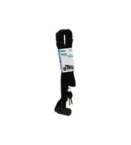 ZİNCİRLİ ANAHTARLI  MOTOR - BİSİKLET KİLİT BEZ KILIFLI AÇ-KAPA KİLİT KAPAK 150CM (5343)
