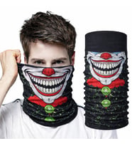 Joker Yüz Baskılı Baf Bandana - Çok Amaçlı Boyunluk Bandana 2 No