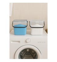 2’li Multibox Deterjanlık Kutusu & Banyo Düzenleyici & Saklama Kutusu 6 Lt Şeffaf