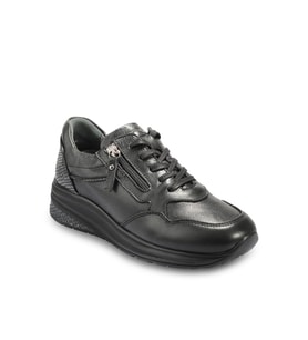 Forelli Misha-G Comfort Kadın Hakiki Deri Casual Ayakkabı Siyah