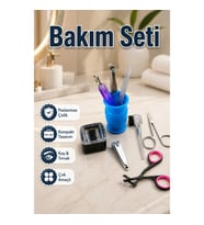 Kompakt Kişisel Bakım Seti – Manikür, Pedikür ve Kaş Bakım Aletleri