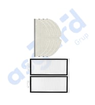 ROBOROCK Q7 , Q7+ , Q7 MAX , Q7 MAX+  Uyumlu 2 Filtre 4 Mop PKT-iasgf0000516