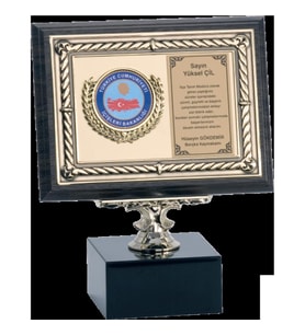 ODAK KUPA - Ahşap Plaketler - PL-084 B - 15x20 cm