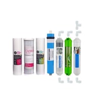 Su Arıtma Cihazı Filtresi 7'li Filtre Seti Paket Açık Kasa Quick Bağlantılı Inline