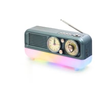 Bluetooth Nostaljik Hoparlör Fm Retro Saatli 18.1 X 11.9 X 19.8 Cm NS7210BT