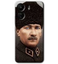 Xiaomi Redmi 13C Kılıf HD Desen Baskılı Kılıf - Başkomutan Atatürk