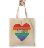 Mothers Day 2021 MOMMY Rainbows Mothers Day Bez Çanta Uzun Saplı