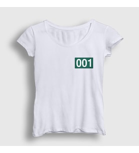 Presmono Kadın Beyaz Oh LL Nam 001 Squid Game T-Shirt 261117tt (Beyaz)