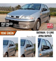FİAT PALİO 2003-2009 BATMAN / D LINE AYNA KAPAĞI (Siyah - Beyaz)