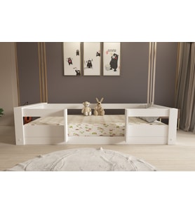 NİNNİMO MONTESSORİ 90x190 YATAK UYUMLU MDF KARYOLA MM7-1
