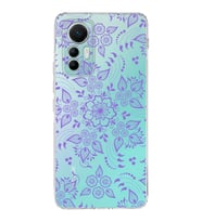 Xiaomi Mi 12 Lite Uyumlu Kapak Nostalji Desen Tasarımlı Şeffaf  Silikon Kılıf