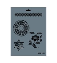 Rich New Seri N-135 Stencil 35x25 cm