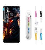 Tecno Spark 6 6 Go 8C 8 Pro 7 7 Pro Kılıf Kablo Koruma Spiral Silikon Karga 1616