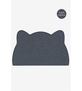 Siliconly %100 Silikon Kokusuz Plastik ve Pvc İçermez Kedi Beslenme Paspası Kedi Mama Matı