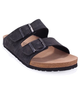 Fly Soft S903 Siyah Günlük Ortopedik Erkek Spor Terlik