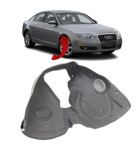 Audi A6 2005-2008 Sağ Çamurluk Davlumbazı Kumaş 4F0821134H