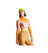 adidas By Stella McCartney Crop Kadın Günlük Tişört IX4374 Renkli (Çok Renkli)
