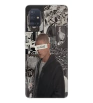 Samsung Galaxy A71 Uyumlu Michael Scofield Tasarımlı Şeffaf Telefon Kılıfı