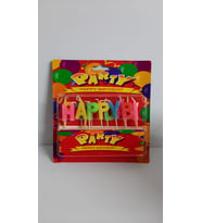 Happy Birthday Yazılı Pasta Mumu