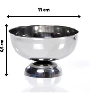 Çelik Pilav ve Helva Kalıbı, Yuvarlak, 2'li Set, Büyük 11 cm ve Orta 9.5 cm