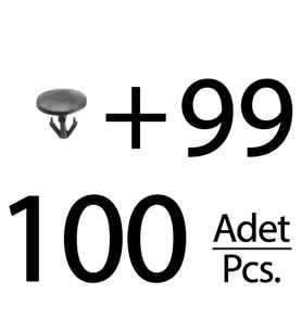 Mazda için Fitil Klips- 100 Adet