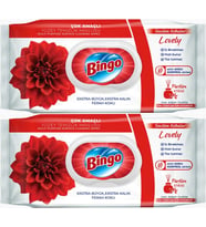 Bingo Clean Yüzey Temizlik Havlusu 96 Yaprak Sevilen Kokular Lovely - Gül (2 Li Set) 192 Yaprak
