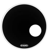 Evans BD22RONX Resonant Onyx Bas Davul Derisi (22 inç - Tek Kat - Siyah)