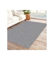 Jassrug Rölyef Halı 150X220 Garden A.Gri