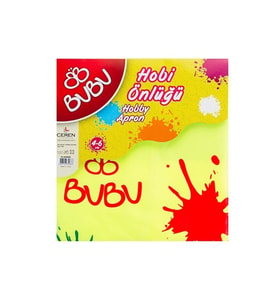 Bu-Bu Boyama Önlüğü 4-6 Yaş Su Geçirmez Boyama Önlüğü (Karışık Renk 1 Adet)