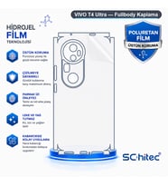 SChitec VIVO T4 Ultra Uyumlu Fullbody Arka Kaplama Hidrojel Koruyucu Film