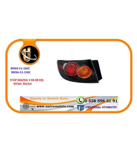 STOP MAZDA 3 04-08 DIŞ SİYAH RH