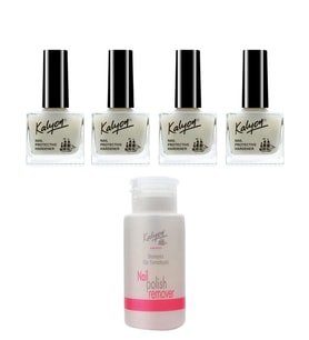Kalyon Tırnak Setleştirici 4 Adet+Pompalı Aseton 200Ml