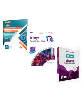 Bilgi Sarmal 10. Sınıf Fizik Palme Kimya ve Karekök Biyoloji Soru Bankası Seti 3 Kitap