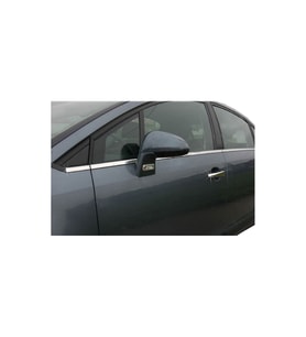 Citroen C4 Uyumlu Cam Çıtası 2004-2010 Hatchback Paslanmaz Çelik Parça (Karışık)
