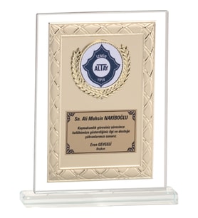 ODAK KUPA - Cam Plaketler - CM-087 A - 18x21 cm