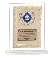ODAK KUPA - Cam Plaketler - CM-087 A - 18x21 cm