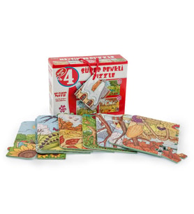 2488 MEVSİMLER SÜPER RENKLİ PUZZLE 4LÜ