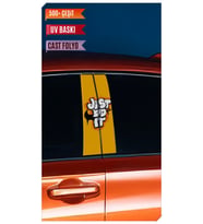 Araç Kapı Direk Kaplama Folyosu Just Do It Desenli (Sağ Sol Takım) (2 Adet) - 22 (Çok Renkli)