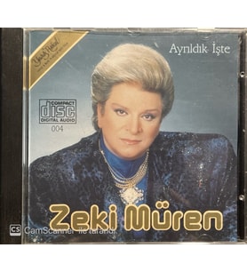 (Plak Değildir CD dir) CD Zeki Müren Ayrıldık İşte Sarı Bandrollü Dönem Nadir CD (Karışık)