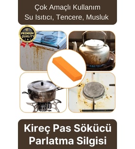 Çok Amaçlı Su Isıtıcı Tencere Musluk Lavabo Kireç Pas Leke Kir Temizleme Sökücü Parlatma Silgisi