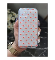 Iphone 14 Uyumlu Baskılı Şeffaf Telefon Kılıfı
