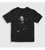 Presmono Unisex Çocuk Siyah Sign Poster Drake T-Shirt 326897tt