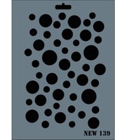 Rich New Seri N-139 Stencil 35x25 cm