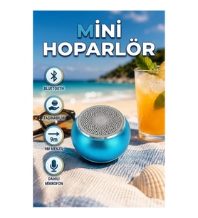 Mini Bluetooth Hoparlör 9m Menzil Dahili Mikrofonlu Taşınabilir Kompakt Tasarım